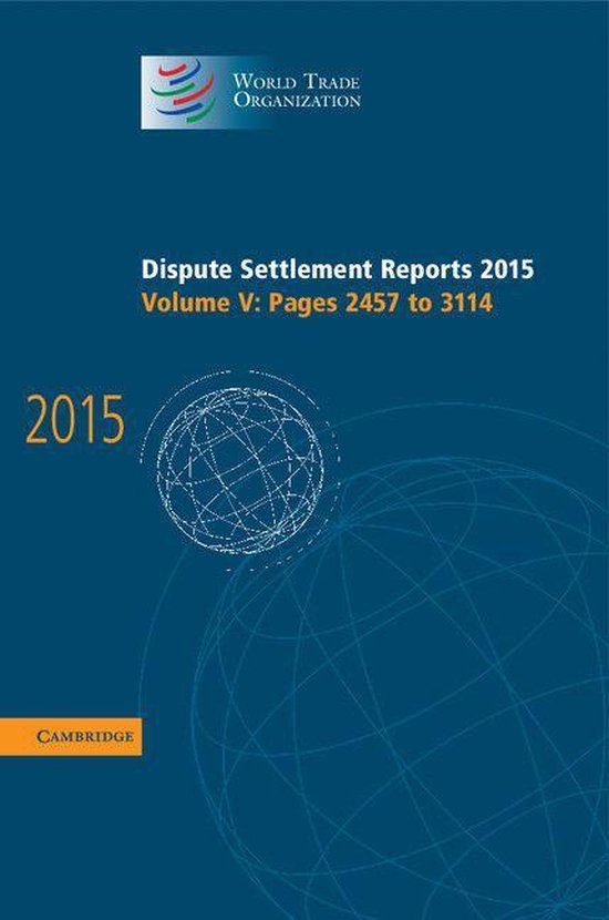 World Trade Organization Dispute Settlement Reports - Disput ... - cover