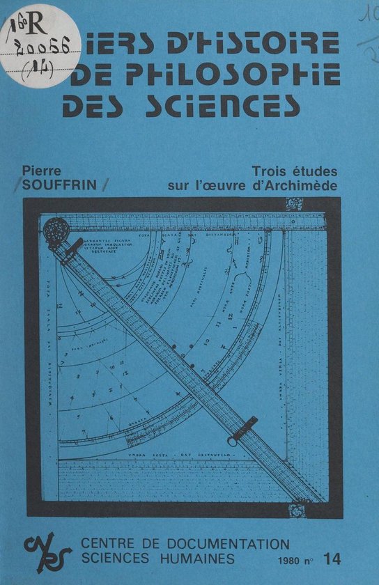 Trois études sur l'œuvre d'Archimède - cover