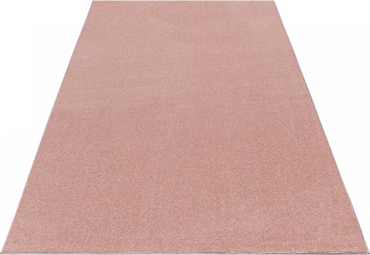 Laagpolig vloerkleed Ata - roze - 120x170 cm