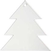 Acryl hangers, kerstboom, h: 8 cm, dikte 2 mm, 5stuks
