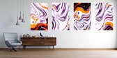 Colorful abstract composition. Modern artwork.- Modern Art Canvas  - Vertical - 1181065195 - 80*60 Vertical