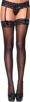 Stockings Jarratelkousen Jarratelgordel Panty Dames Sexy Ondergoed - Zwart - Leg Avenue®