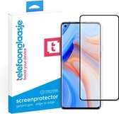 Telefoonglaasje Screenprotectors Geschikt voor OPPO Reno 4 Pro - Volledig Dekkend - Gehard Glas Screenprotector Geschikt voor OPPO Reno 4 Pro - Beschermglas van rand tot rand