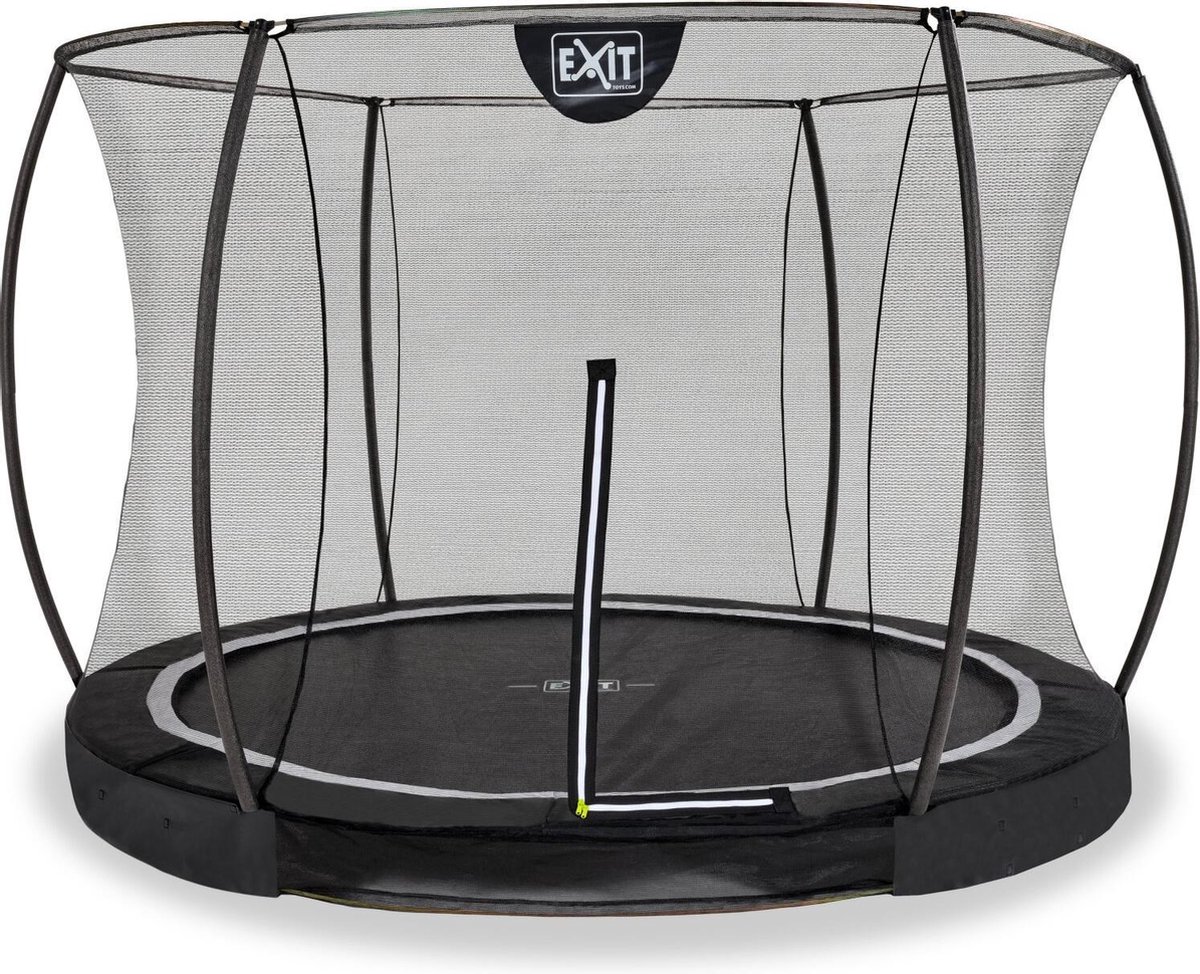 EXIT Black Edition inground trampoline ø305cm - zwart