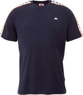 Kappa Hanno T-Shirt 308011-19-4010, Mannen, Marineblauw, T-shirt, maat:  EU