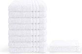 Byrklund Handdoeken set - Bath Basics - 12-delig - 8x 50x100 + 4x 16x21 - 100% katoen - Wit