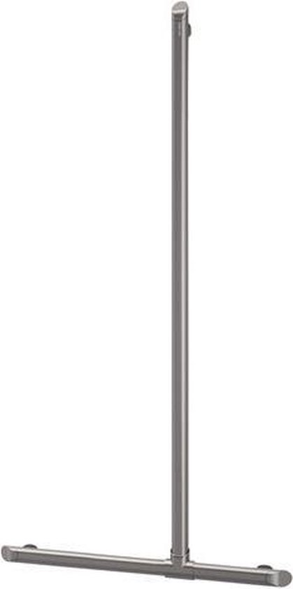 Barre de douche en forme de T Be- Line Ø35 H.1130x500 aluminium anthracite