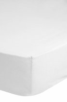 Emotion Luxe Katoen Hoeslaken - Eenpersoons Extra Lang (90x220 cm) - Wit