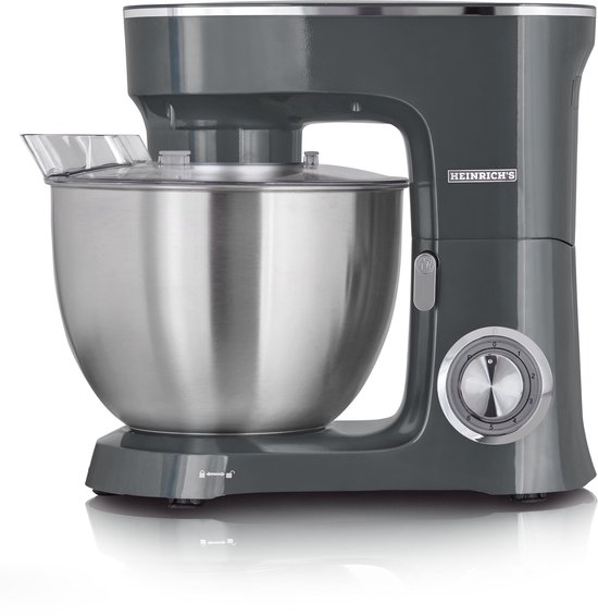 Heinrich´s HKM 8078 - keukenmachine - 1400 Watt - XXL - antraciet. van Heinrich's — afbeelding 2