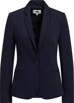 WE Fashion Dames tricot getailleerde stretch blazer