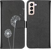 iMoshion Design Softcase Book Case Samsung Galaxy S21 Plus hoesje - Dandelion