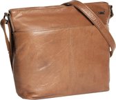 Justified Bags® Belukha Medium Top Zip Shoulderbag Cognac
