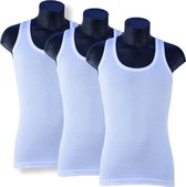 3 Pack Top kwaliteit hemd - 100% katoen - Wit - Maat XL