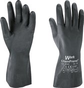 Chemisch bestendige handschoen ChemPrene - maat XL - polychloropreen materiaal - zwart
