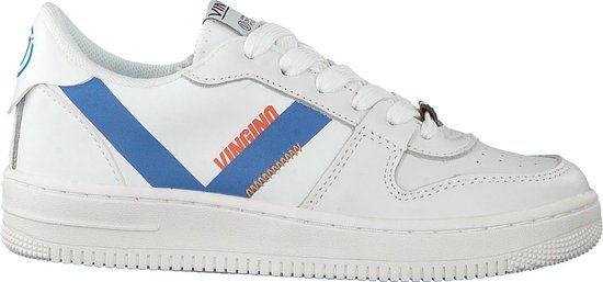 Vingino Jongens Lage sneakers Yari Low - Wit - Maat 38 | bol.com