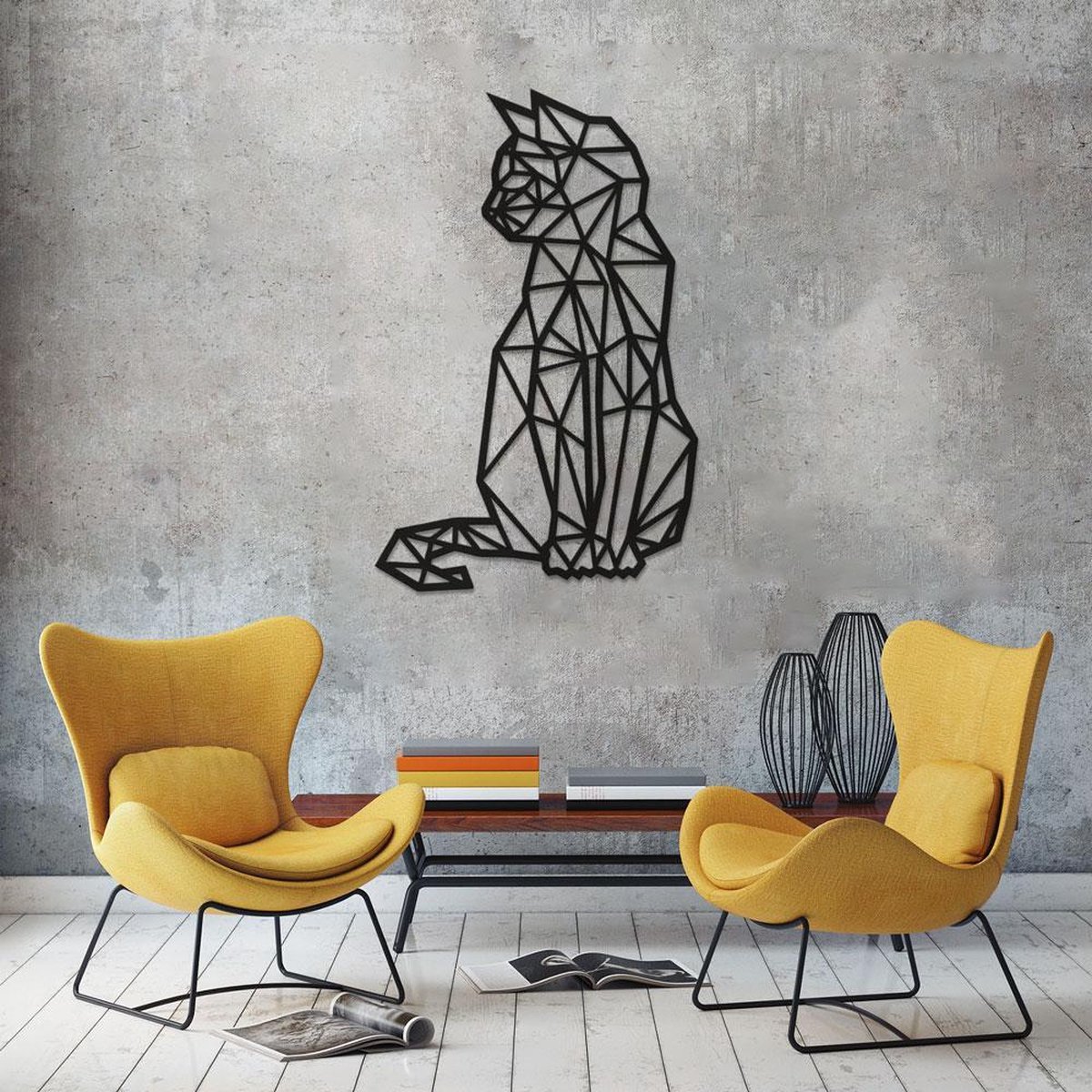 Kat - Geometrisch 76 x 49 cm