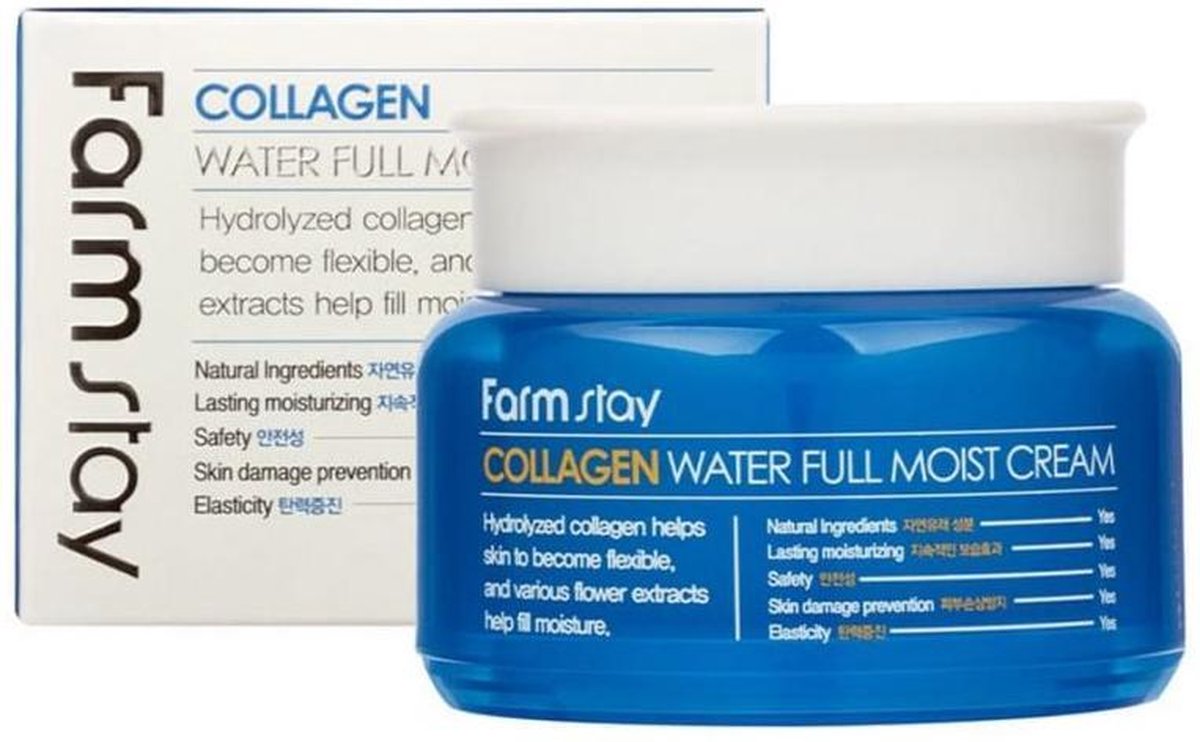 Farm Stay Collagen Water Full Moist Cream Kolagenowy Nawil?aj?cy Krem Do Twarzy 100g (w)