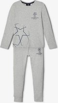Name it Championsleague pyjama grijs maat 116