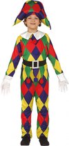 Fiestas Guirca Verkleedpak Harlekijn Jongens Polyester Mt 10-12 Jaar