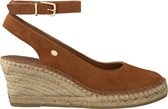 Fred de la Bretoniere 153010158 Espadrilles - Met Sleehak - Dames - Cognac - Maat 40