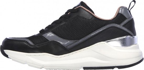 skechers rovina trainers in black