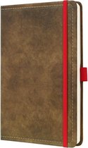 Sigel SI-CO603 Notitieboek Conceptum 194blz Hard Vintage Brown 135x203mm Gelinieerd