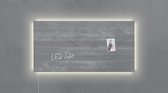 Sigel SI-GL406 Glasmagneetbord Artverum LED 910x460x15 Betondesign