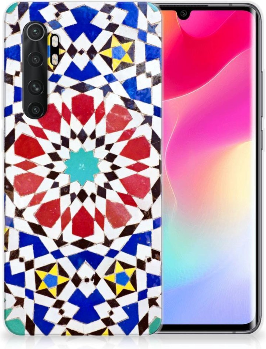 Xiaomi Mi Note 10 Lite TPU Siliconen Hoesje Mozaïek