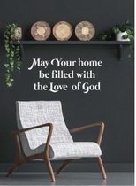 Metal deco may your home - Bijbel - Christelijk - Majestic Ally - 1 stuk