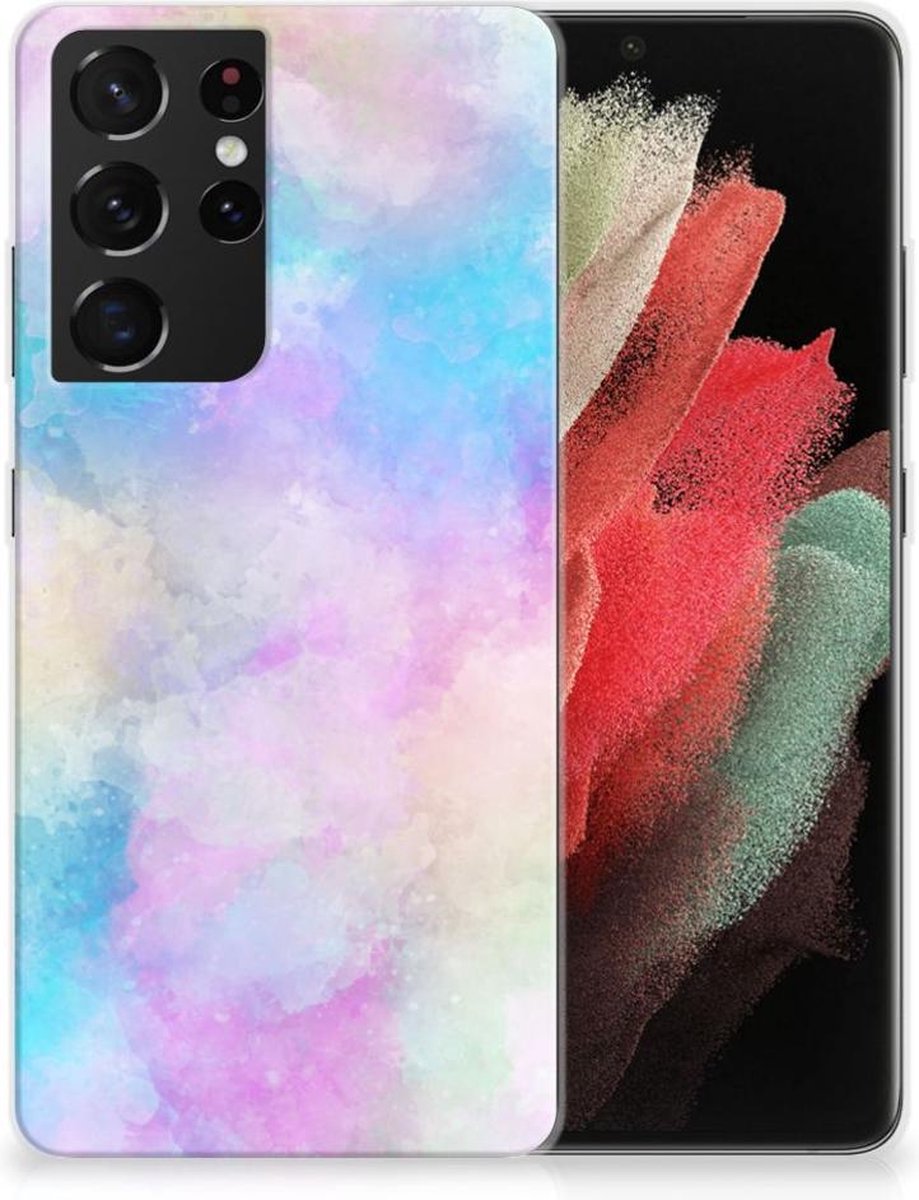 Hoesje maken Samsung Galaxy S21 Ultra Watercolor Light