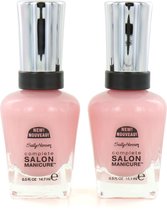 Sally Hansen Salon Manicure Nagellak - 203 Crazy Stupid Blush (Set van 2)