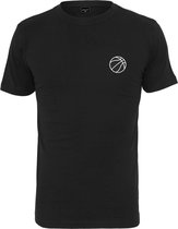 Urban Classics Heren Tshirt -XS- Colored Basketball Player Zwart