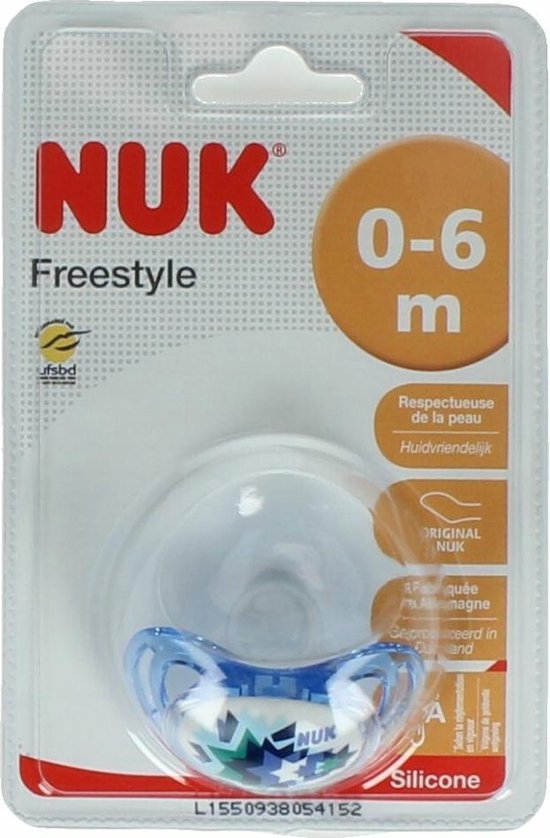 NUK 80602008 Fopspeen Freestyle boy M1 | bol.com