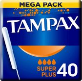 8x Tampax Tampons Super Plus 40 stuks