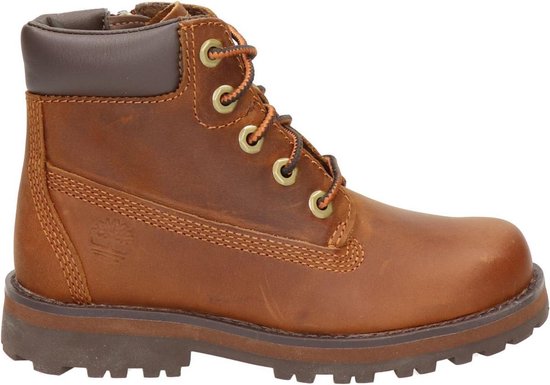 Timberland Courma Kid Traditional 6in Veterboots - Laarzen Met Veters - Jongens - Cognac - Maat 30