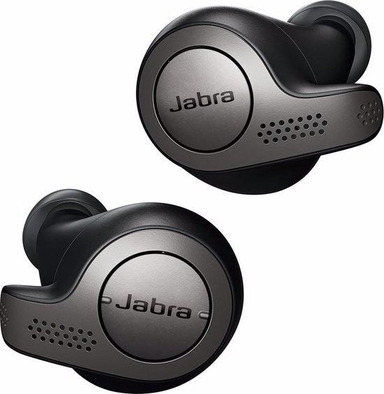 vandaag Zwitsers Huiswerk Jabra Elite 65t - Volledig draadloze oordopjes - Titanium/Zwart | bol.com
