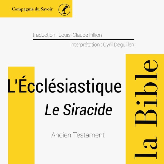 L'Écclésiastique - Le Siracide - cover