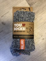 Wool socks "Holland" oranje label maat 35-41 (ook leuk om kado te geven !)