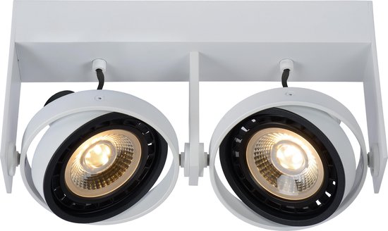 Lucide DORIAN - Spot plafond - LED Dim to warm - GU10 - 1x12W 2200K/3000K -  Noir