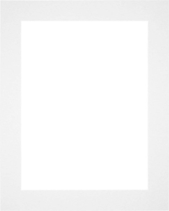 Votre Déco Passe-Partout - Format cadre 40x50cm - Format photo 30x40 cm - Wit