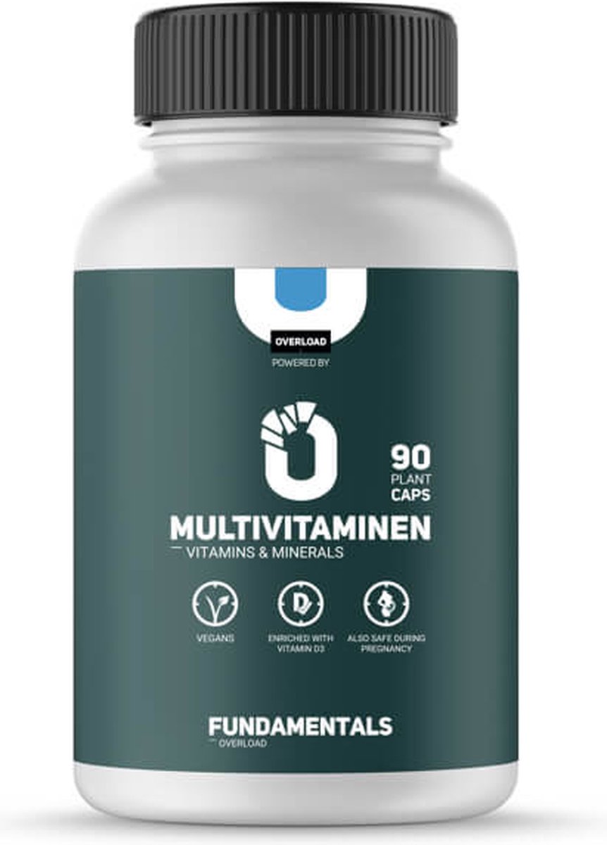 Goedkoopste Fundamentals Multivitamine - Vitamine & Mineralen - Vegan - Geschikt voor zwangerschap/Alle leeftijden - 90 Capsules