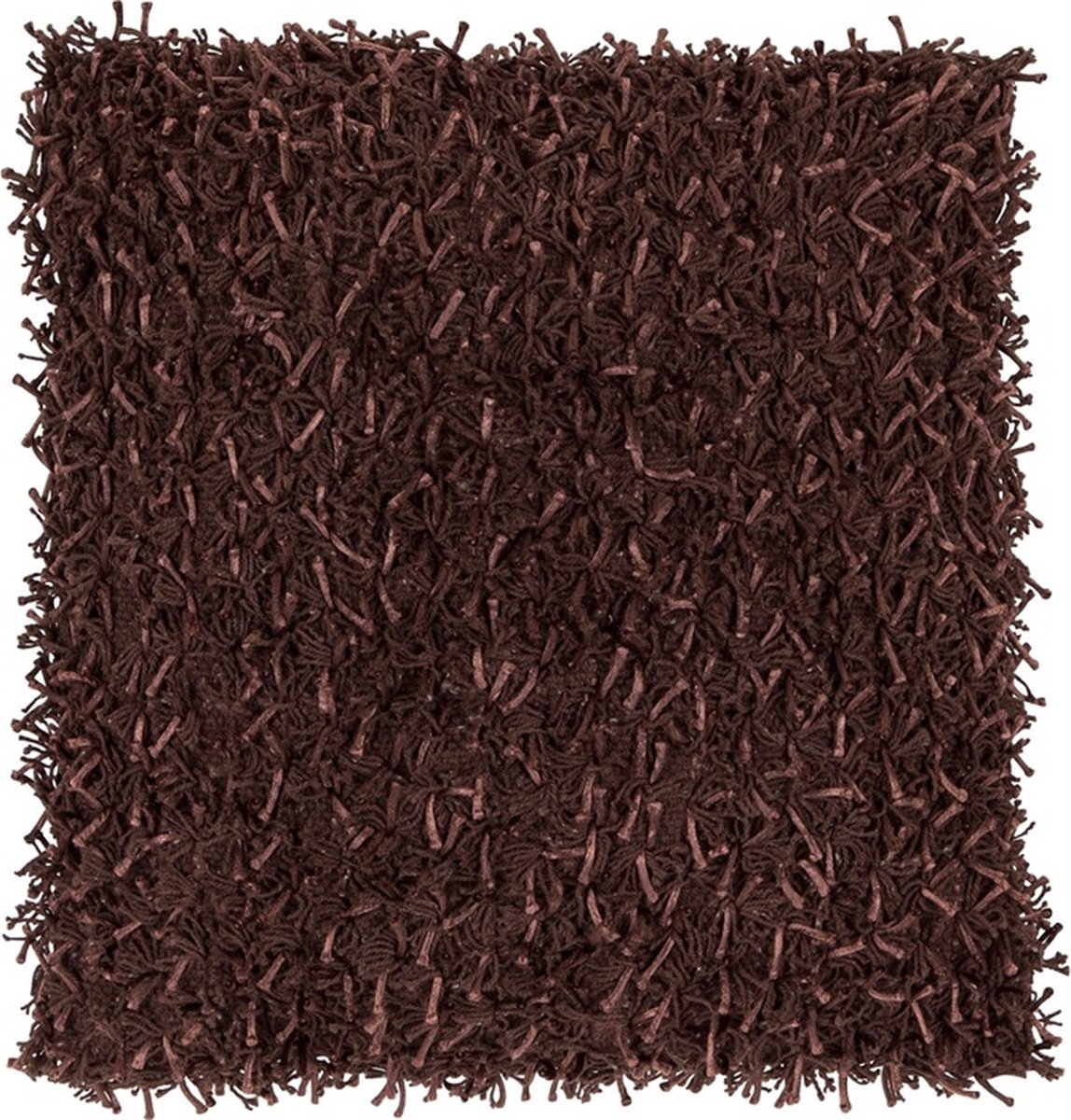 Linen & More Lillehammer Bruin Kussen | 45 X 45 | Sierkussen Voor Woonkamer Of Slaapkamer