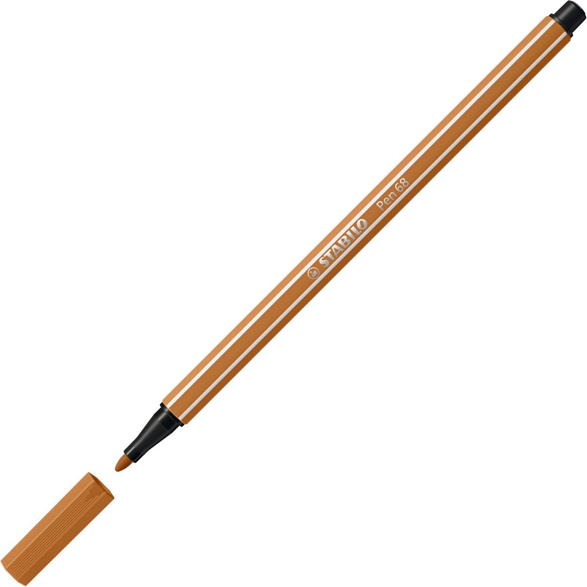 STABILO Pen 68 - Premium Viltstift - Donker Oker - per stuk — afbeelding 5