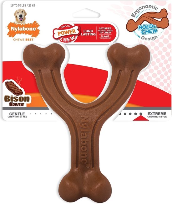 Foto: Nylabone extreme chew wishbone bison default title