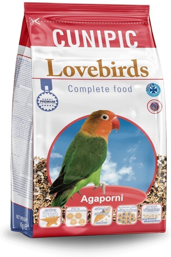 Foto: Cunipic premium dwergpapegaai agapornis 3 kg