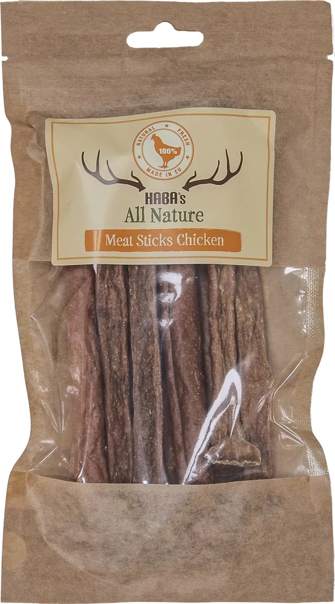 Haba's - Snacks - Haba's All Nature Vleessticks Kip - 85g Hab05748 - 177126