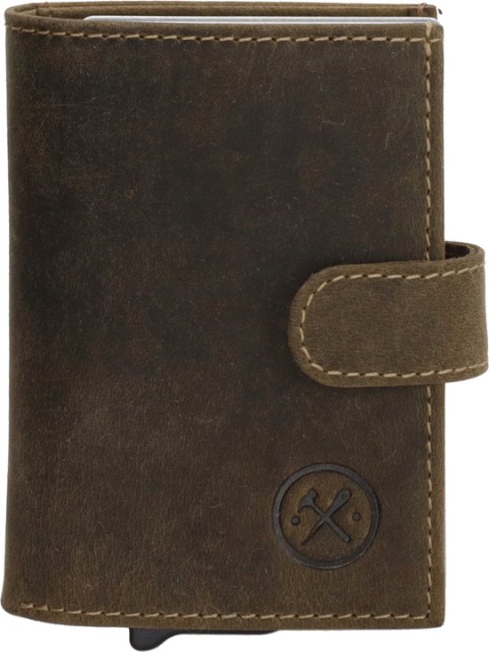 hide-stitches-idaho-safety-wallet-olijfgroen-100-leer-bol
