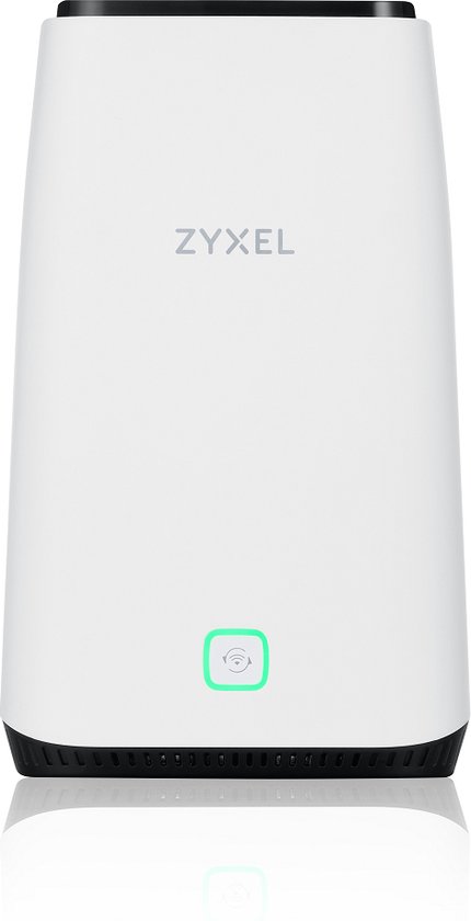 Zyxel FWA510 draadloze router Multi-Gigabit Ethernet Tri-band (2.4 GHz / 5 GHz / 5 GHz) 5G Zwart, Wit
