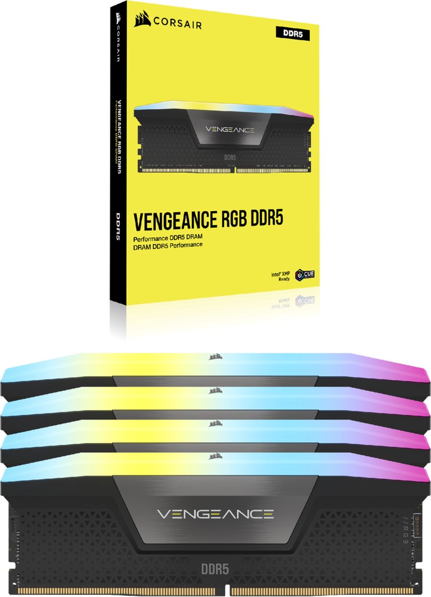 Corsair Vengeance Rgb Cmh192Gx5M4B5200C38 Geheugenmodule 192 Gb 4 X 48 Gb Ddr5 - afbeelding 6