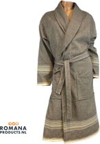 Romana Products Sula Badjas Unisex - Wellness Sauna - Antraciet - Maat XS - Ochtendjas - Comfortabele Lounge Wear